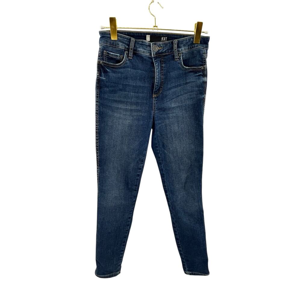 Kut from the‎ Kloth Donna Fab Ab Skinny High-Waisted Jeans – Size 2